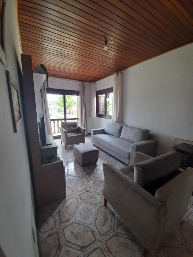 Apartamento Com Varanda Nos Quartos E Sala - Residencial Zanin Canela Buitenkant foto